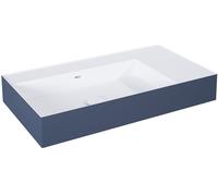Elita Level lavabo 80.5x45.5 cm rectangulaire classique blanc-bleu RE041461216210