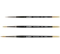 Elita Set de pinceaux cheveux synthétiques 3 pièces