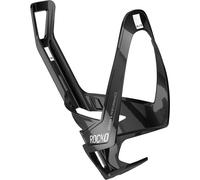 Elite 0174004 Porte-bidon Rocko Carbon, noir brillant/blanc, noir