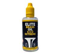 Elite Brass Oil New Extreme 60ml - Huile lubrifiante pour pistons et rotors d'instruments en cuivre - trompette, cornet, trombone, bugle, cor d'harmonie, euphonium, tuba, etc.
