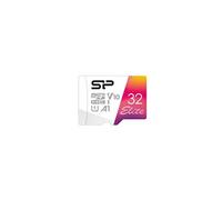Silicon Power Carte mémoire microSDHC Elite 32 Go A1 V10 UHS-I U1 Classe 10 adaptateur SD inclus