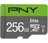 Elite Carte Mémoire Microsdxc 256 Go + Adaptateur Sd, Vitesse De Lecture 100 Mo/S, Classe 10 Uhs-I, U1 Pour Vidéo Full Hd