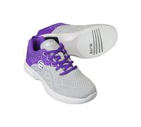 Elite Chaussures de Bowling Confortables pour Femme, Gris/Violet, 37 EU