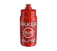 Elite Fly Team 2025 Edition - Arkéa-B&B Hotels - 550ml - Gourde de vélo Ultra légère - sans BPA et sans Odeur - Vélo de Course, entraînement et compétition - Team Name (Arkéa-B&B Hotels)