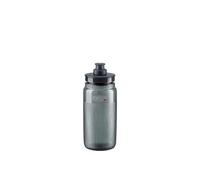 ELITE Fly Tex Bidon Cyclisme - Gourde Vélo Ultraléger Sans BPA Texture TEX - Transparent Fumé - 550ml - Pour Route VTT Gravel