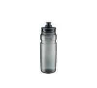 ELITE Fly Tex Bidon Cyclisme - Gourde Vélo Ultraléger Sans BPA Texture TEX - Transparent Fumé - 750ml - Pour Route VTT Gravel