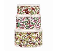 Elite Gift Boxes Emma Bridgewater Lot de 3 moules gteau ronds nichs avec oiseaux dans la haie 250 (d) x 145 mm (L) 225 (p) x 120 mm (M) 198 (p) x 105 mm (petit)