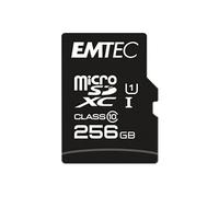 Elite Gold - Carte mémoire flash (adaptateur SD inclus(e)) - 256 Go - UHS-I U1 / Class10 - microSDXC UHS-I