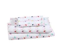 Elite Home Parure de draps à pochon Profond Twin Multicolore, Drap de lit, Draps de lit