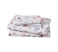 Elite Home - Parure de lit en Microfibre 90 g/m² imprimée sur Le thème de la Plage côtière, très Grand lit, Sable Bord de mer