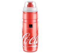 Elite - Ice Fly - Bidon vélo - 500 ml - rot / clear / coca cola
