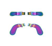 Elite Lot de 4 palettes de manettes 2 cœurs pour manette Xbox One Elite Series 2/Xbox One Elite, pièces de rechange en métal pour manette Xbox One Elite Series 2 (arc-en-ciel)