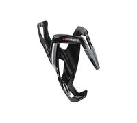 Elite Porte-Bidon Custom Race Plus, Noir/Logo Blanc (Brillant)