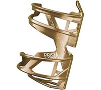 Elite Prism Carbon Gauche Porte-Bidon Latéral - Ultraléger 28g - Fibre de Carbone - Médaille d'or Graphique Blanc - pour VTT, Gravel & Cadres Compacts - Made in Italy