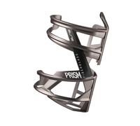 Elite Prism Gauche Porte-Bidon Latéral - Titane - Graphique Noir - pour VTT, Gravel & Cadres Compacts - Made in Italy