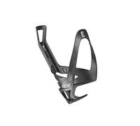 Elite Rocko Carbon Porte-Bidon Carbone Mat Graphique Blanc, Support Ultra-Léger 25g Entrée Avant/Latérale VTT Route