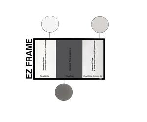 Elite Screens écrans de projection à cadre fixe, Ez frame Projektionsleinwand Beamer-Écran de projection Home Cinéma par Elite Screens CineWhite / Widescreen 16:9) / 110" (244x137 cm Écran pour projec