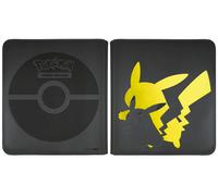 Élite Série : Pikachu PRO-Binder Zippé À 12 Poches Pour Pokémon, Noir