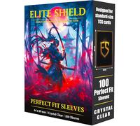 Elite Shield 100 Perfect Fit Sleeves 64x89 mm - Protèges-Cartes Ajustement Précis - Compatible avec carte PKM, One Piece, Magic - Inner Sleeves TCG