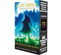 Elite Shield 100 Sealable Perfect Fit Sleeves 64x89 mm - Protège-cartes Refermables - Compatible avec carte Pokemon, One Piece, Magic - Inner Sleeves - Cartes à Collectionner TCG