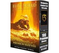 Elite Shield 100 Sleeves Premium 66x91 mm - Protèges-Cartes - Compatible avec carte Pokemon, One Piece, Magic - Souples, Haute Transparence - Cartes à Collectionner, TCG