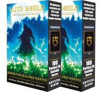 Elite Shield 200 Sealable Perfect Fit Sleeves 64x89 mm - Protège-cartes Refermables - Compatible avec carte PKM, One Piece, Magic - Inner Sleeves - Cartes à Collectionner TCG