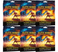 Elite Shield 600 Classic Sleeves 66x91 mm - Protège-cartes Essentiels - Compatible avec carte Pokemon, One Piece, Magic - Sleeve Taille standard TCG - Protection pour cartes à collectionner