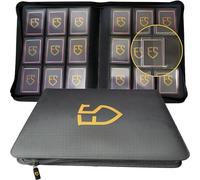 Elite Shield Classeur Toploader 252 Cartes - Album Zippé pour Cartes en Toploader - 9 Poches par Page - Compatible avec carte PKM, One Piece, Magic avec toploader - Cartes à Collectionner & TCG