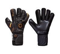 Elite Sports Black Real Gants de Gardien de But, Mixte, Noir Véritable, 36 Adulte Unisexe