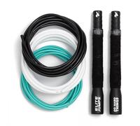 Elite SRS, Do Hard Things Corde à sauter en PVC pour entraînement de fitness - 3 cordes différentes pour une intensité accrue - Corde à sauter durable et réglable pour une utilisation en intérieur