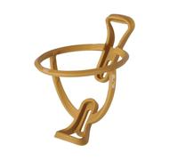 Elite T-Race Porte-Bidon Beige Foncé Finition Soft Touch, Support Fibre 29g Entrée Multi-Direction Route VTT Gravel