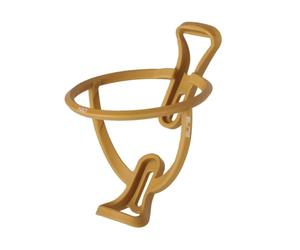 Elite T-Race Porte-Bidon Beige Foncé Finition Soft Touch, Support Fibre 29g Entrée Multi-Direction Route VTT Gravel