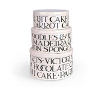 Elite Tins Emma Bridgewater Black Toast Set of 3 Cake TINS - BT3146N