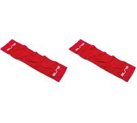 Elite TOALLA ZUGAMAN 130x30 mm Rojo/Blanco (Lot de 2)