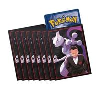 Elite Top Trainer Lot de 65 pochettes mates pour cartes, pour cartes à collectionner, jeux avec protection d'expédition BB-Toy-Trades (rivaux éternels - Team Rocket Mewtu)