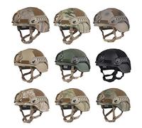 Elite Tribe Tactiques ACH Mich 2000 Casque Spécial Actions Versions Militaire Casque Protection Casque (Dark Earth)
