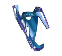 Elite Vico Glam Porte-Bidon Vélo - Support Bidon Cyclisme Fibre Renforcé 29g - Finition Métallique Iridescente Bleu - pour Route VTT Gravel)