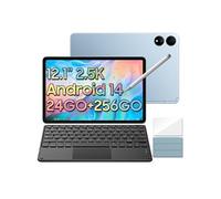 Oscal ELITE1 Tablette Tactile 12 Android 14 RAM 24Go ROM 256Go/SD 1To 8800mAh(33W) Mode PC WPS Stylet Gratuit Bleu Avec Clavier K1 Bleu