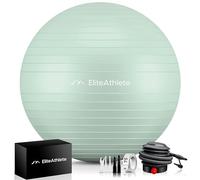 EliteAthlete Ballon Gym avec système Anti-Burst - Fitness Pilates Yoga - Ballon Grossesse avec Pompe à air Incluse