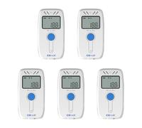 Elitech 5PCS Enregistreur de Température USB, Data Logger pour Réfrigérateur Médical, Stockage Vaccins, Surveillance Chaîne du Froid 64 000 Données, Exportation Auto PDF/CSV, RC-4 Pro