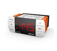 Elitech EK-3030E Régulateur de température numérique avec écran tactile, Thermostat à 2 relais, contrôle en sortie sortie réfrigération / chauffage, dégivrage et ventilateur, 2 sonde
