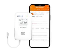 Elitech Enregistreur de Temperature Usb 4G en Temps Réel, Data Logger de Données Numérique par Application/Cloud, Canal d'extension Externe Unique (Nécessite Sonde) Sans Carte SIM, RCW-360Pro-SC