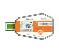 Elitech Enregistreur de Température USB à Usage Unique WHO PQS Etalonnage Rapport PDF 120 Jours Transport & Affichage LCD Pour Chaîne de Froid LogEt1 1 Pièces
