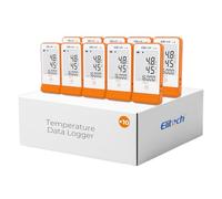 Elitech GSP-6 Enregistreur de données de température et d'humidité, 16000 points pour la chaîne de froid (10PCS)