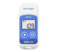 Elitech RC-5 Enregistreur de Température USB Mini, Capteur Haute Précision, 32000 Points d'enregistrement et Rapport PDF