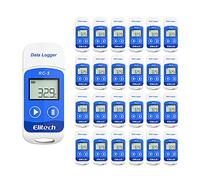 Elitech RC-5 Lot de 25 Enregistreur de Température USB Mini, Capteur Haute Précision, 32000 Points d'enregistrement et Rapport PDF