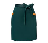 Elitecran Tablier Taille avec 2 Poches, Court Demi Tablier pour Femmes Hommes, Chef Tablier de Cuisine, Tablier de Serveur Serveuse pour Maison Cuisiner Bistro Bar Restaurant Café (Vert)