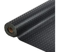 EliteEdge Tapis de sol de garage en PVC de 2,8 mm d'épaisseur avec plaque de diamant de 2,8 mm d'épaisseur pour dessous de voiture, garage pour SUV compacts, voiture de sport