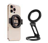 elitehood Double support magnétique pour téléphone, support de téléphone magnétique portable Magsafe pour bureau, salle de sport, miroir, support magnétique pour iPhone compatible avec iPhone 16 15 14