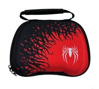 ElitePlay Manettes Spider Design PS5 et Xbox, sac de transport EVA, rouge et noir